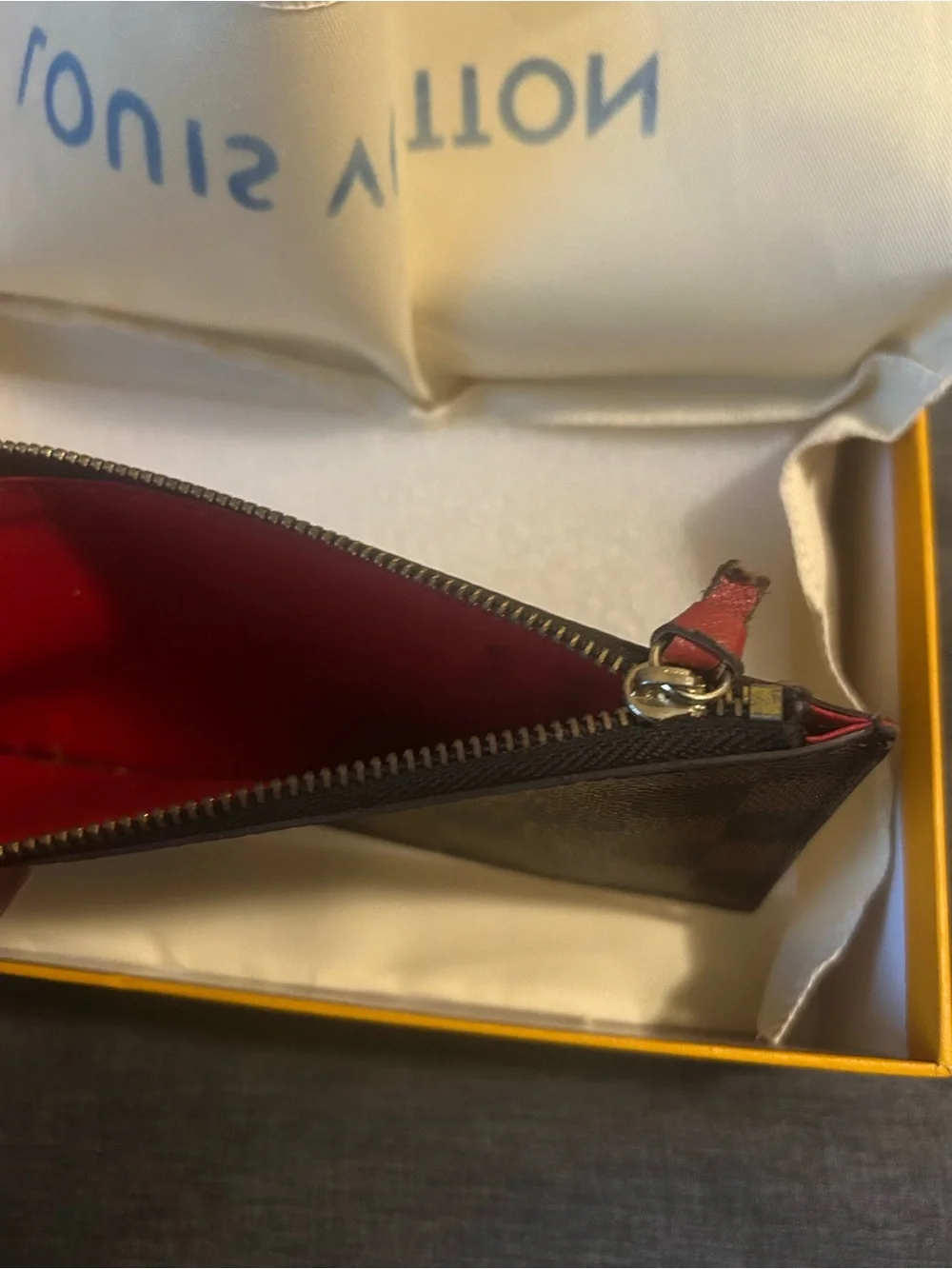 Louis Vuitton Brown Damier Ebene Zippy Coin Purse